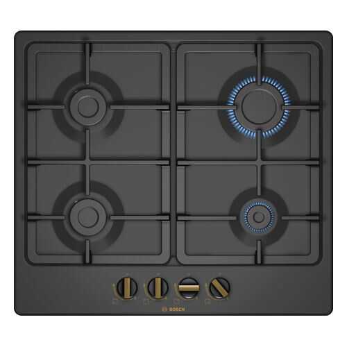 Встраиваемая газовая панель Bosch PGP6B3B90R Black в Борк