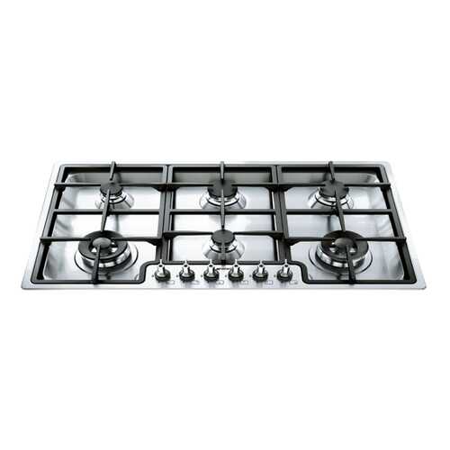 Встраиваемая варочная панель газовая Smeg PGF96 Silver в Борк