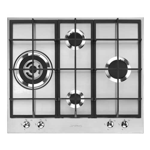 Встраиваемая варочная панель газовая Smeg PX364L Silver в Борк